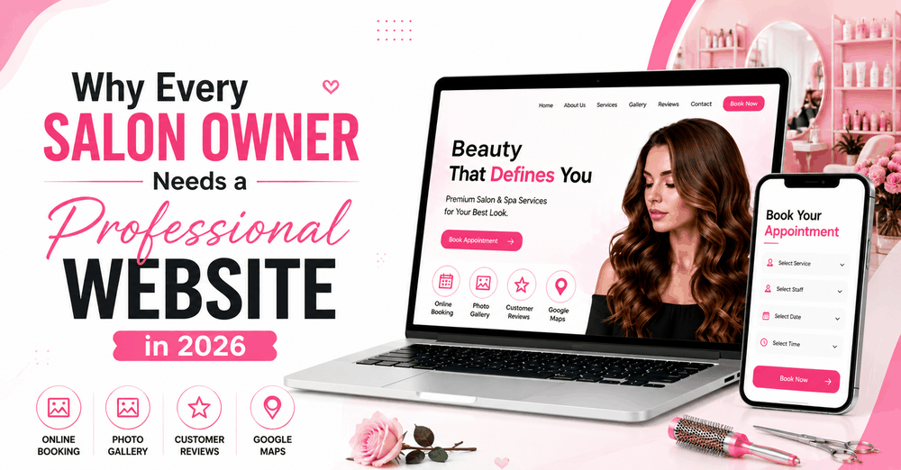Why Every Salon Owner Needs a Professional Website in 2026