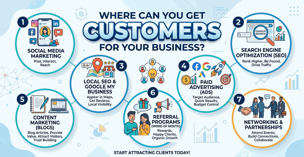 Where Can You Get Customers for Your Business in 2026? A Practical Guide for Business Owners