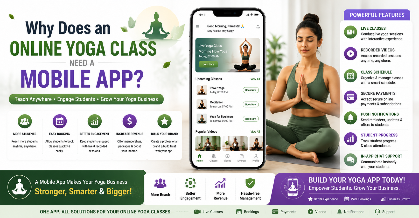 Why Does an Online Yoga Class Need a Mobile App?