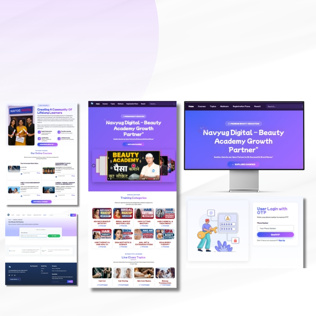 Online Course Selling Website Development