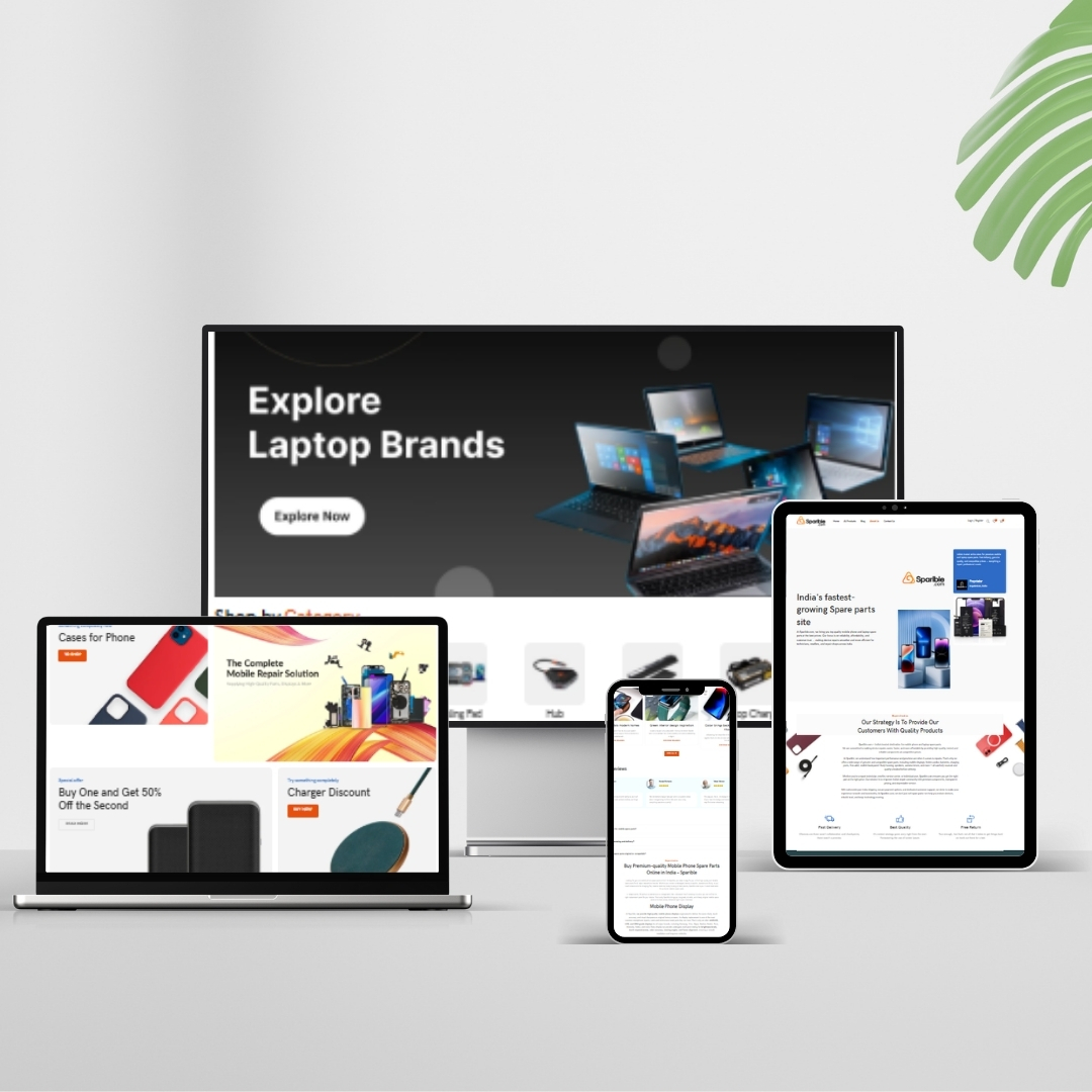 Electronic Products E-Commerce Website Development