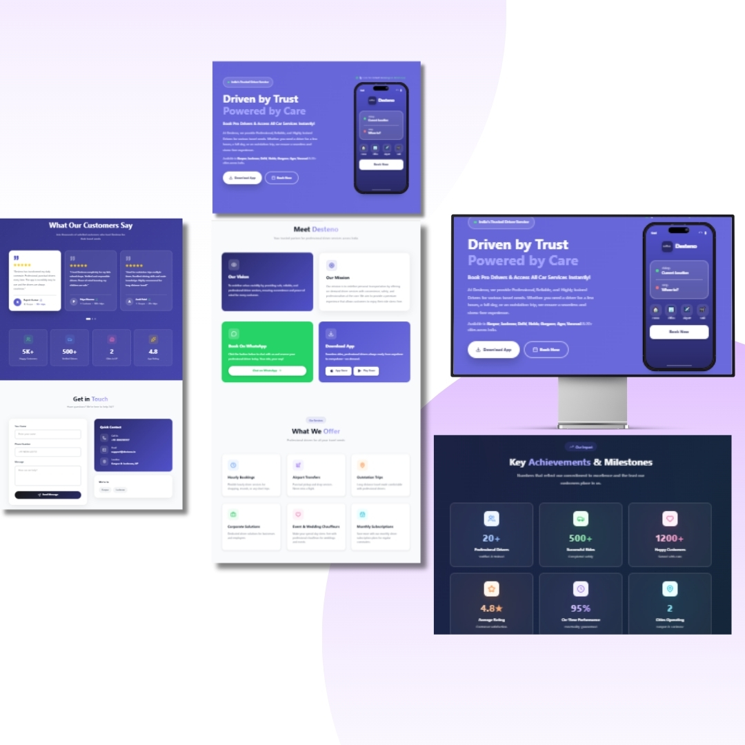 Driver Services Website Development