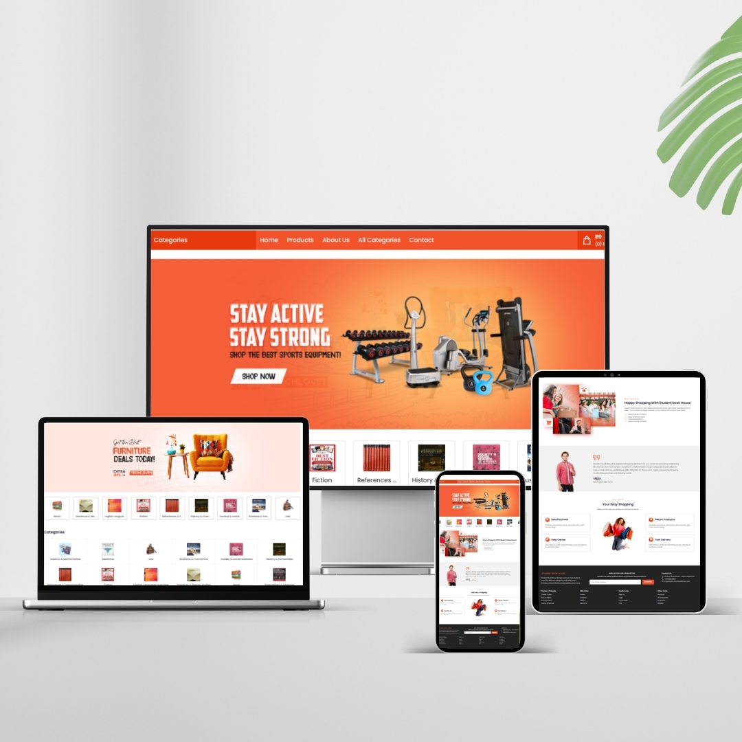 Books & Stationery E-Commerce Website Development