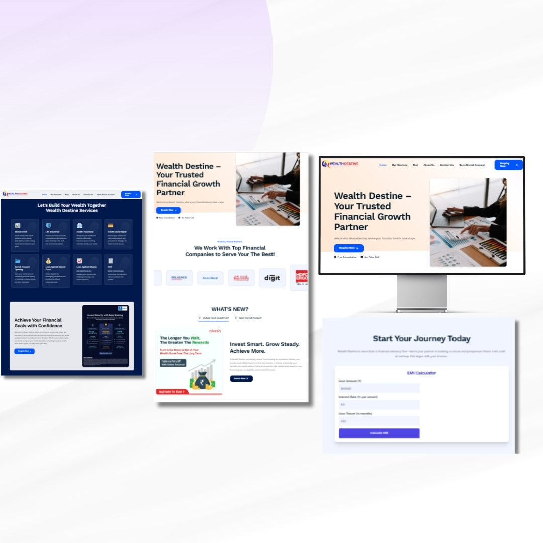 Financial Services & Wealth Management Website Development