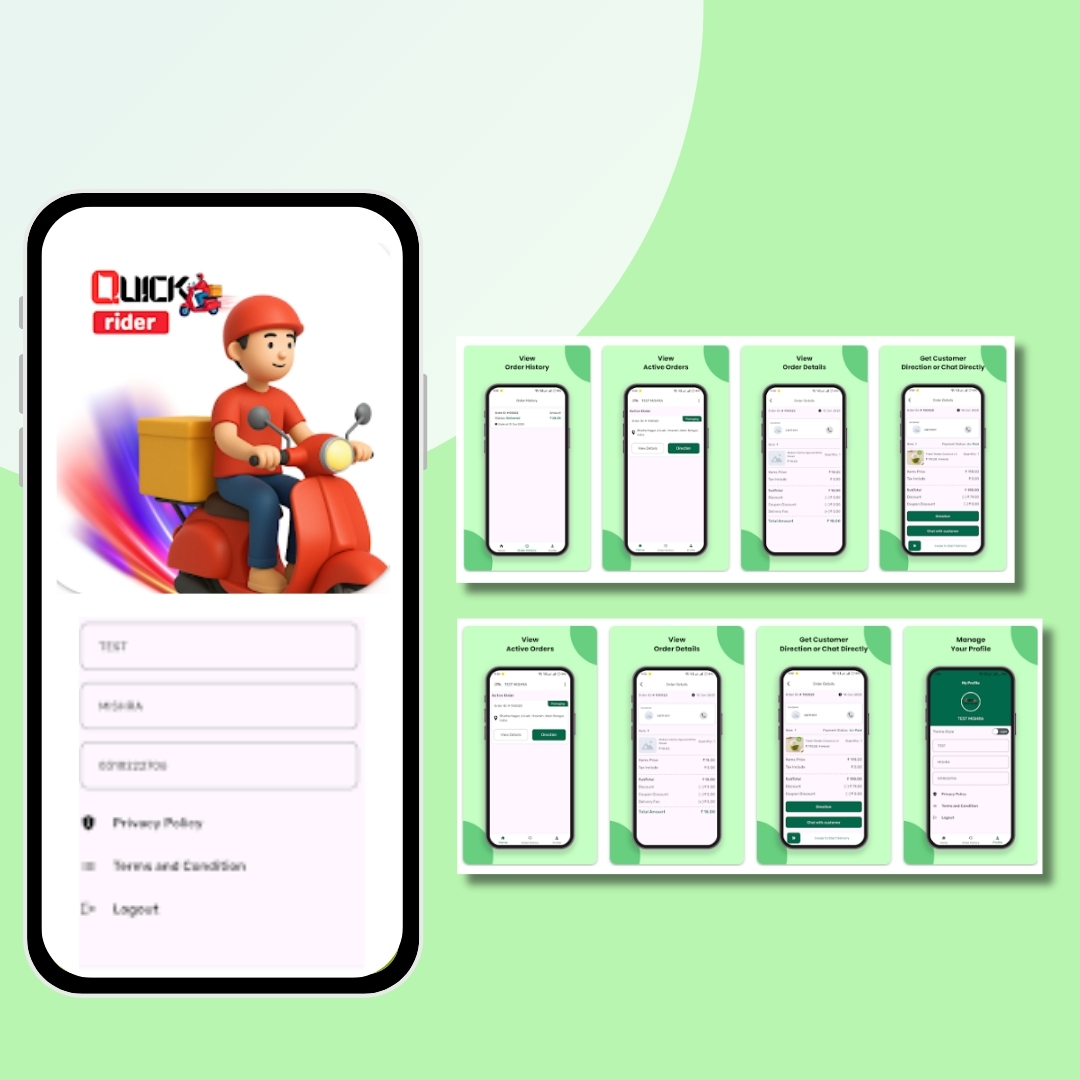 QuickZ Delivery Partner App