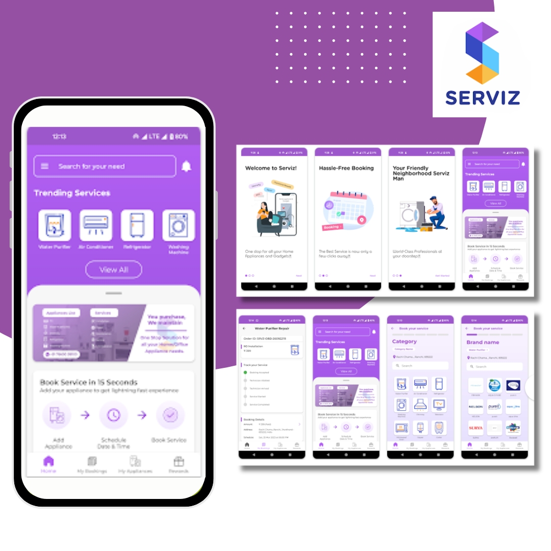 Electronic Repair & Service Mobile App Development