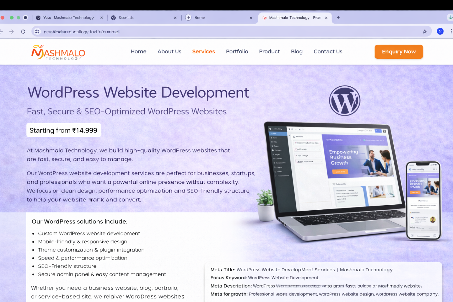 WordPress Website Development